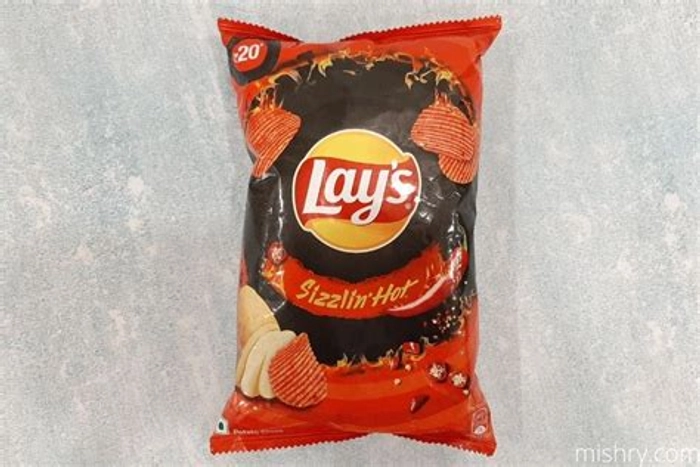 Lays Sizzlin Hot Chips  50 Gm