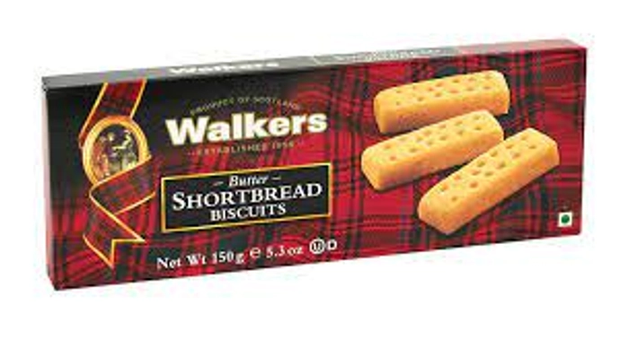 WALKERS Pure Butter Short Bread Fingers Butter 150GM