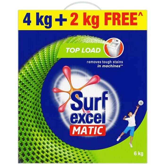 Surf Excel Matic Powder Tl 4Kg + 2Kg