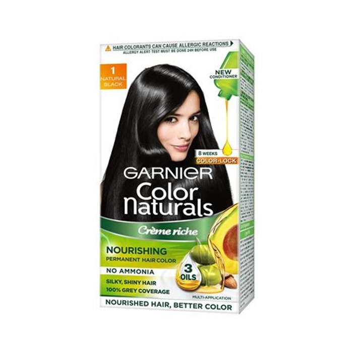 Garnier Color Naturals 1 Black Hair Color 40 Ml