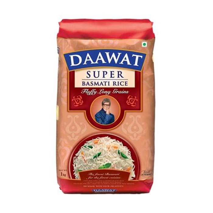 DAAWAT SUPER BASMATI RICE 1KG