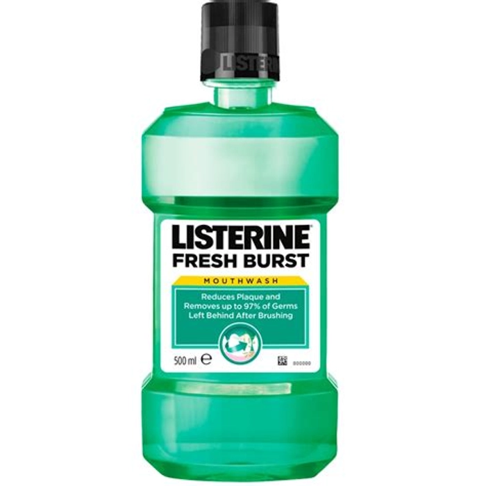 Listerine Mouthwash Fresh Burst 500Ml