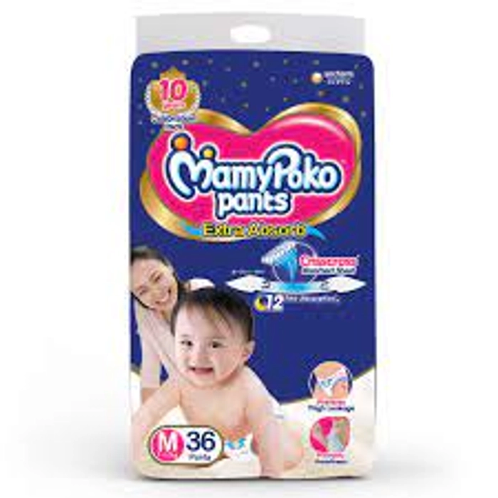 Mamypoko Pant Type Diaper Medium Size M 36 X 4 S