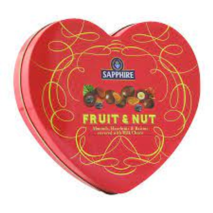 Sapphire Heart Tin Fruits & Nuts 160g