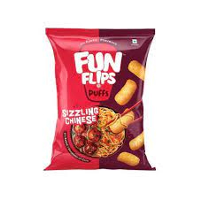 Fun Flips Puffs Sizzling Chinese 75G