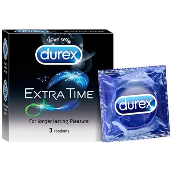 Durex Condoms Extra Time 3 Pcs