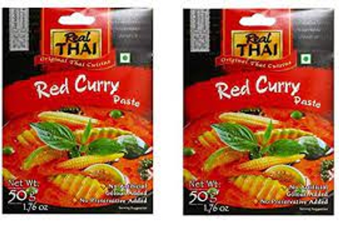 REAL THAI RED CURRY PASTE 50G