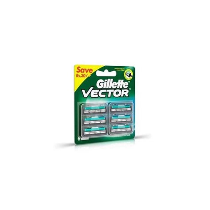 Gillette Vector Plus Manual Shaving Razor Blades