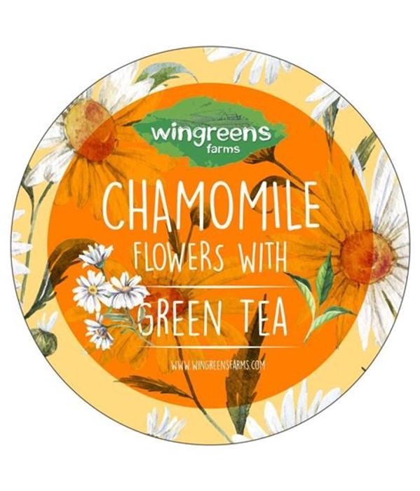 Wingreens Chamomile With Green Tea