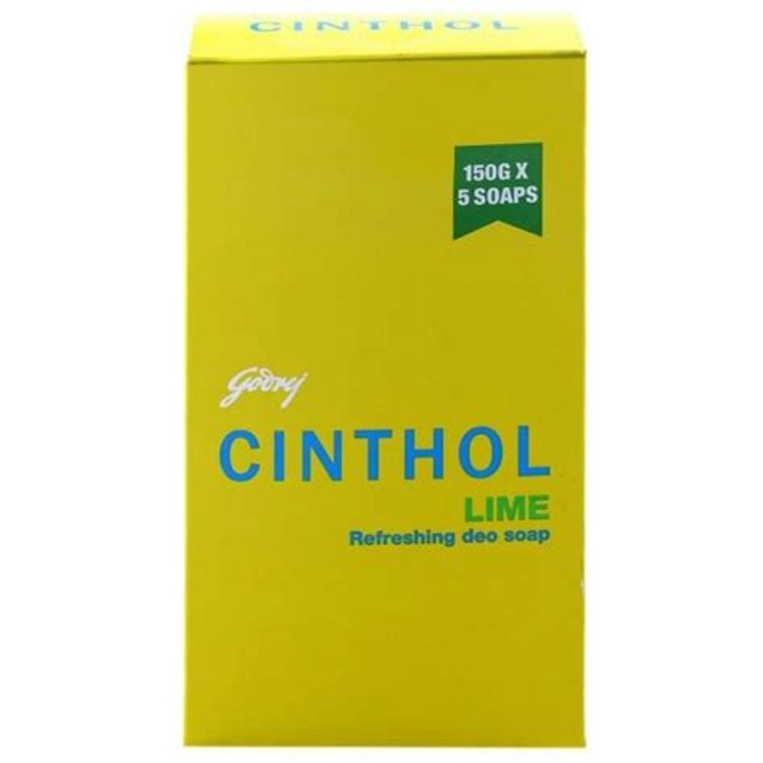 Cinthol Lime Refreshing Deo Soap 150 G Pack Of 5