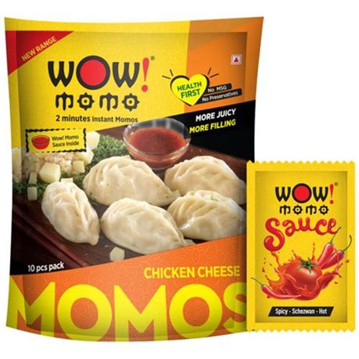 Wow Chicken Cheese Momos 10P