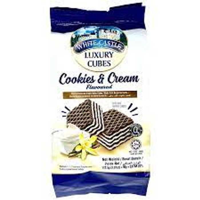 WHITE CASTLE CUBES COOKIES & CREAM 90G