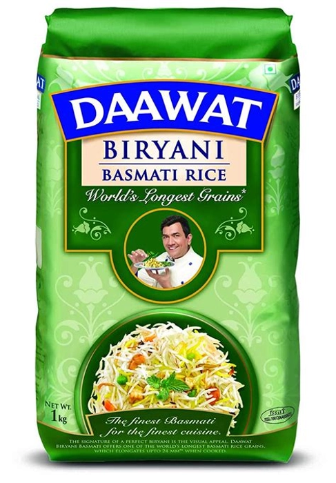 DAWAT BIRYANI BASMATI RICE 1 KG