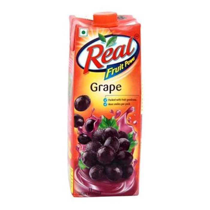 Real Fruit Juice  Grape 180 Ml