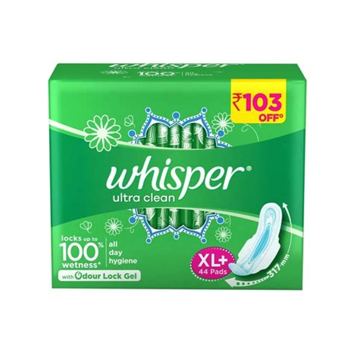 Whisper Ultra Clean Xl 44Pc