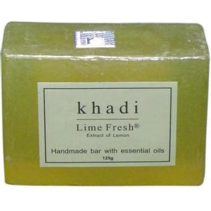 Khadi Handmade Soap Lime Fresh 125 Gms