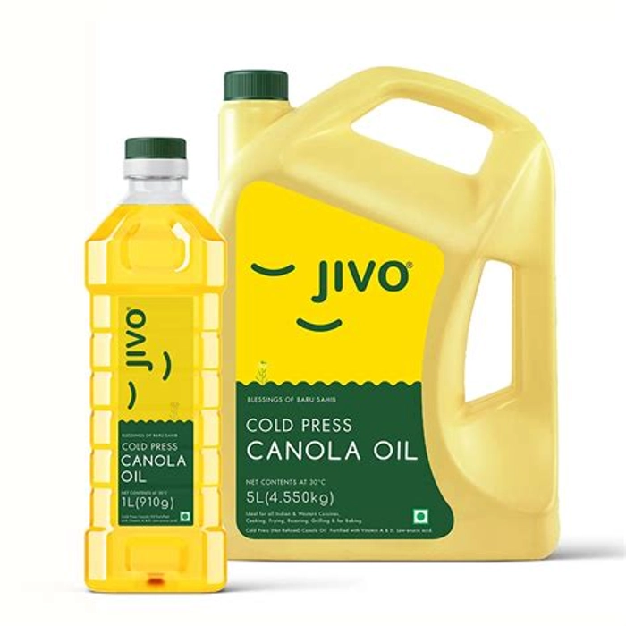 JIVO CANOLA 5 LTR + 1 LTR EXTRA LITE FREE