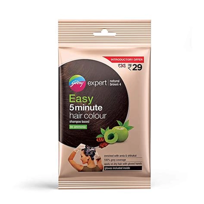 Godrej Expert Easy 5 Minute Shampoo Hair Colour - 1