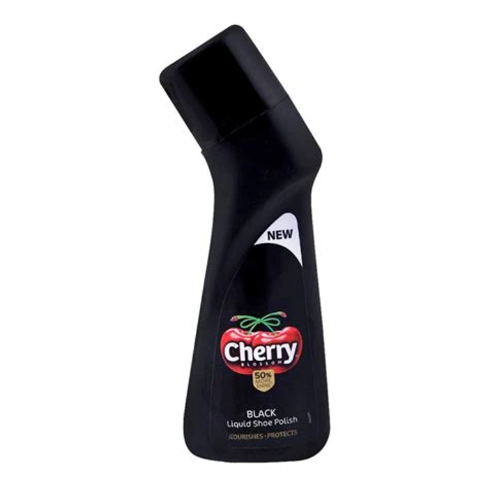 Cherry Blossom Liquid Shoe Polish Black 75 Ml