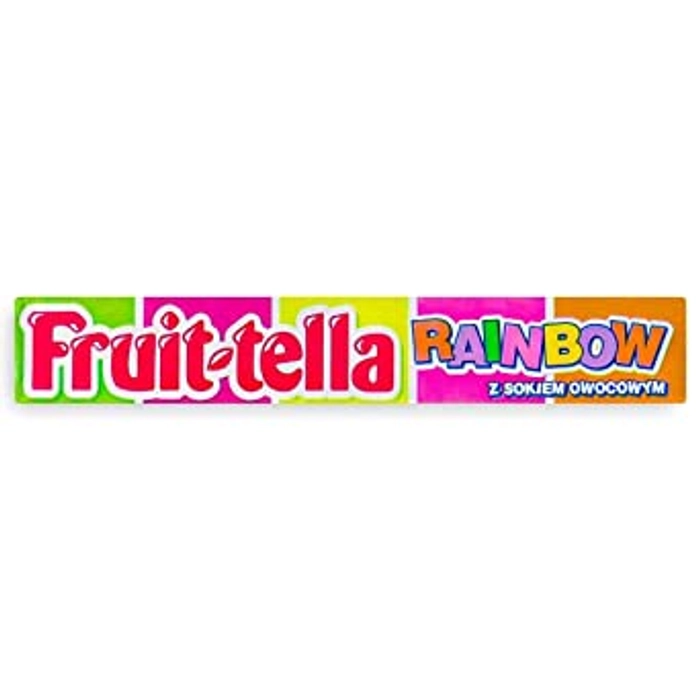 FRUITTELLA - RAINBOW FRUIT CHEWING CANDIES 41G