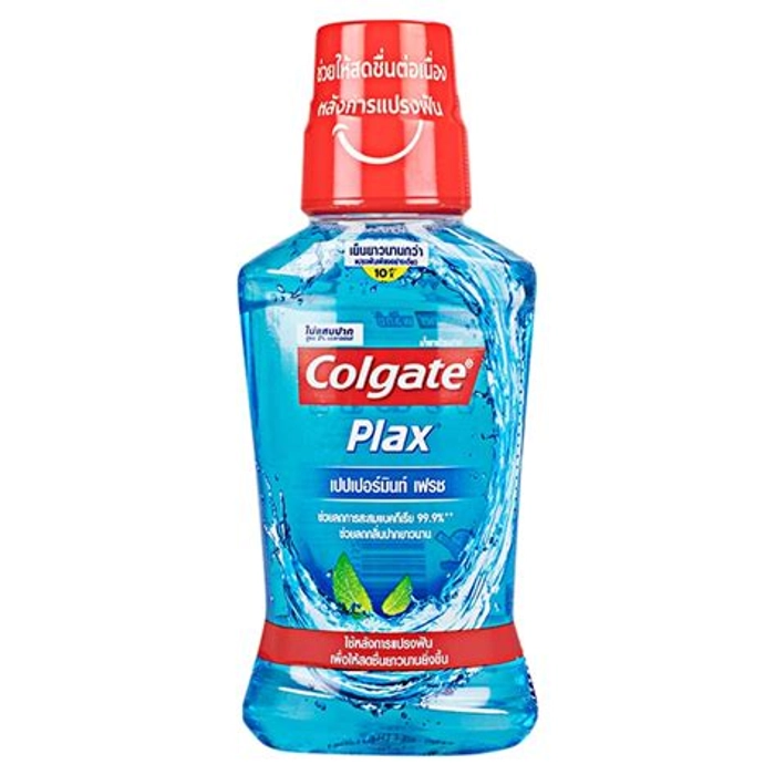 Colgate Plax Pepper Mint Mouthwash 250 Ml Pk2 1 +