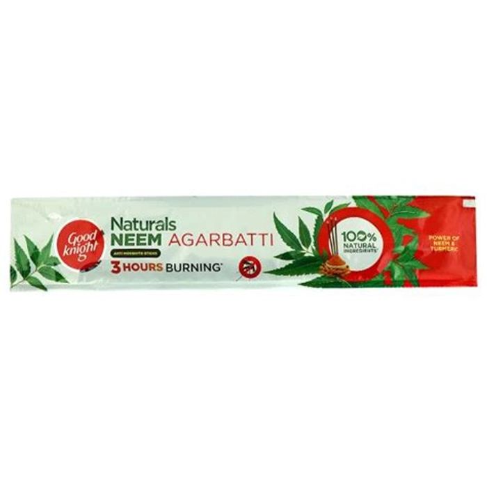 Good Knight Knight Naturals Neem Agarbatti 10 Stic