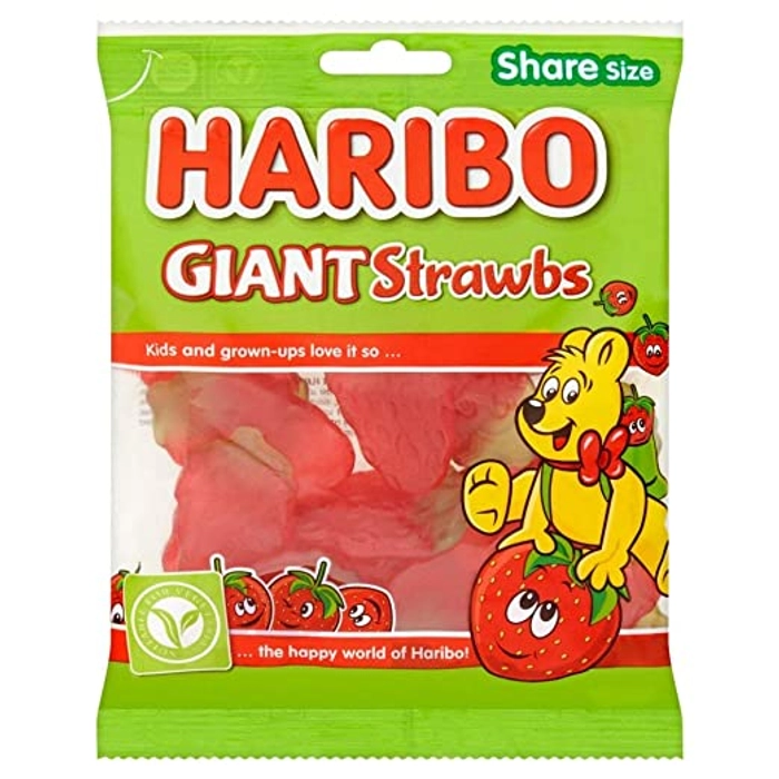 HARIBO STRAWBERRY 140 GM