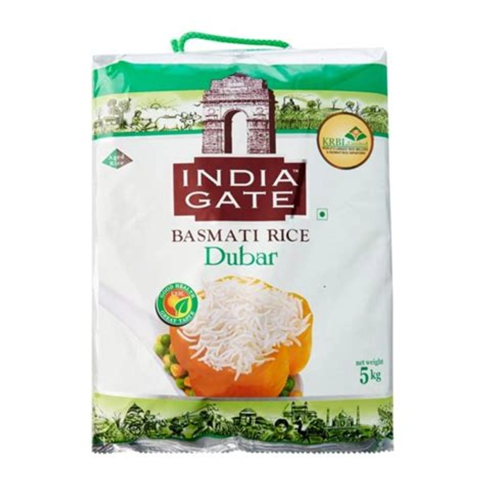 INDIA GATE DUBAR BASMATI RICE 5 KG