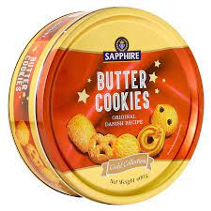 SAPPHIRE BUTTER COOKIES 400G-GOLD