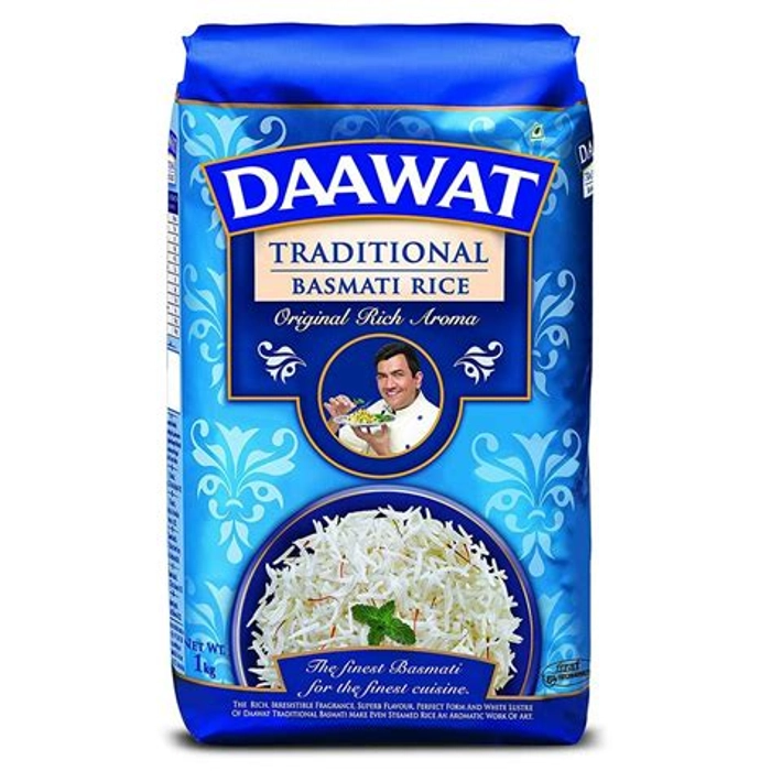 DAWAT TRADITIONAL  BASMATI RICE 1 KG