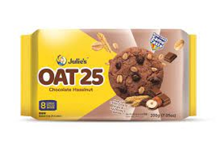 JULIES OAT 25 CHOCOLATE BISCUIT 200G