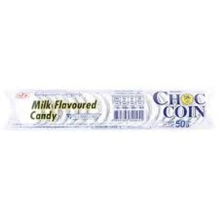 Choc Coin Silver Stick 56g