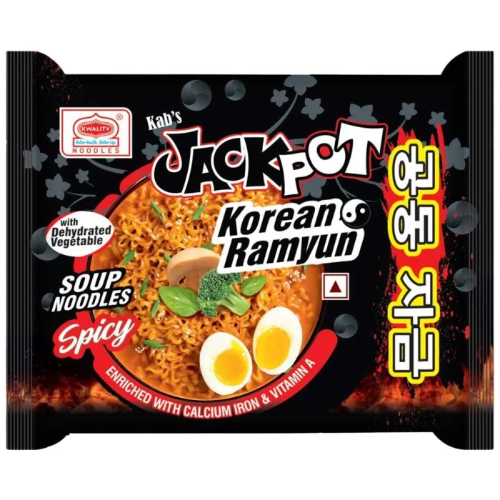 Kab's Jackpot Korean Ramyun Soup Noodles (5 in 1) 500 gm