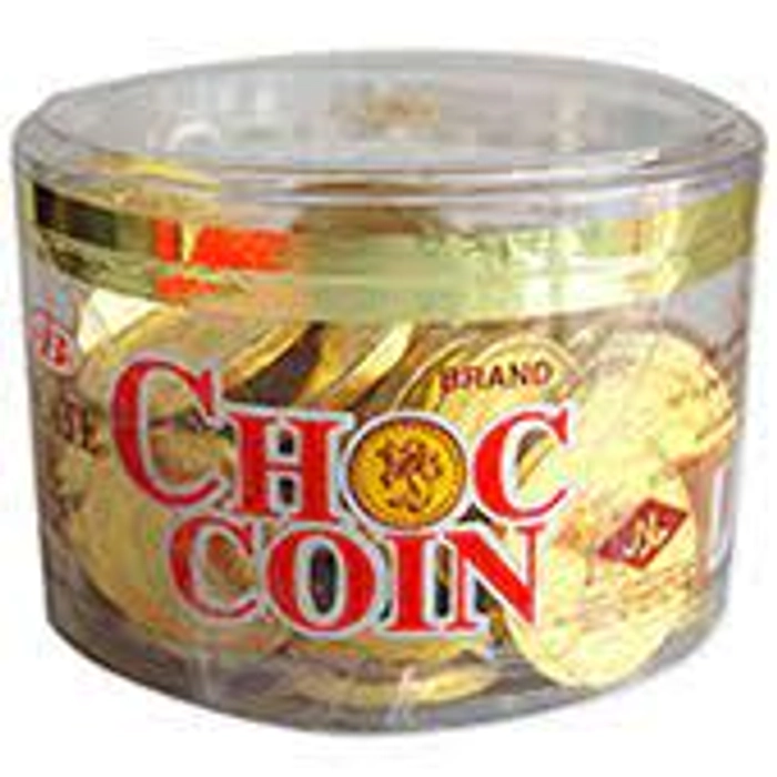 Choc Coin Swiss Gold 180g