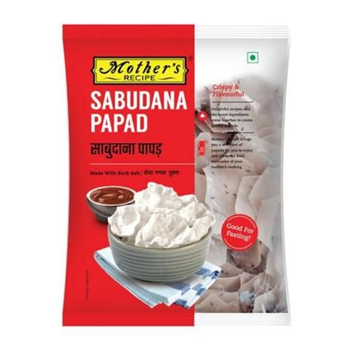 Mothers Sabudana Papad With Sendha Namak 75G