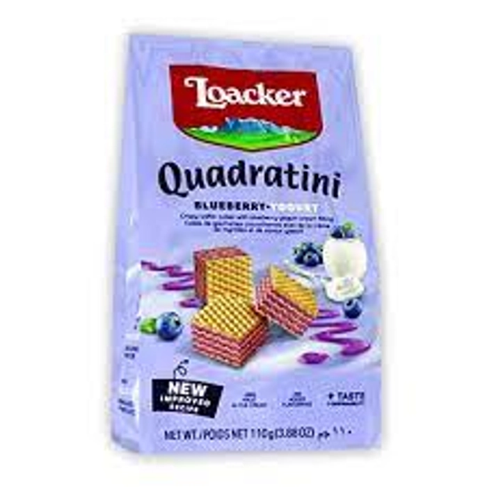 LOACKER QUADRATINI BLUEBERRY 110G