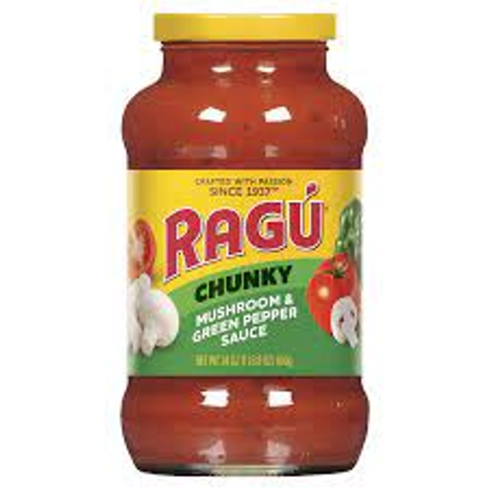 RAGU Mushroom & Green Pepper Pasta Sauce 680GM