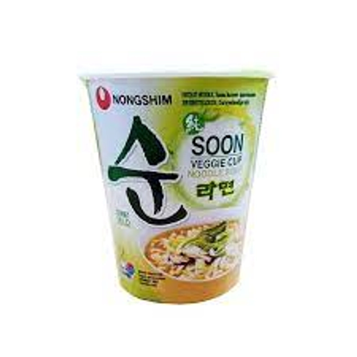 Nongshim Soon Veggie Cup Noodle Soup 67 gm