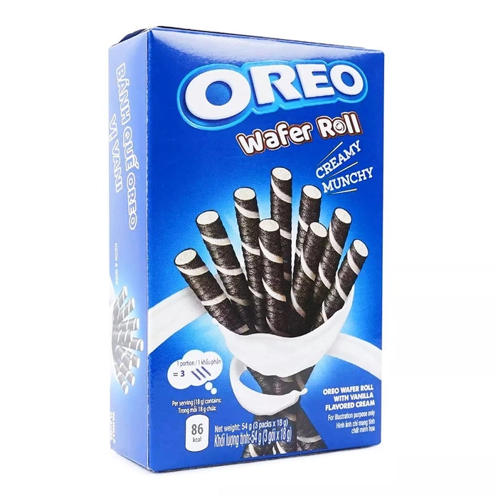 OREO VANILLA WAFER ROLL- 54 G