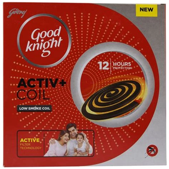 Good Knight Activ+ Low Smoke Mosquito Coil With Po