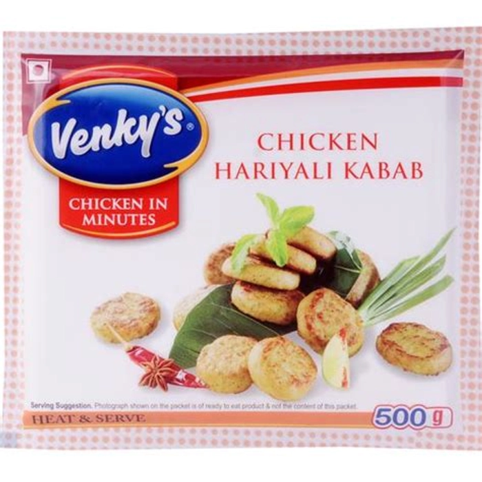 Venky's Chicken Haryali Kabab 500Gm