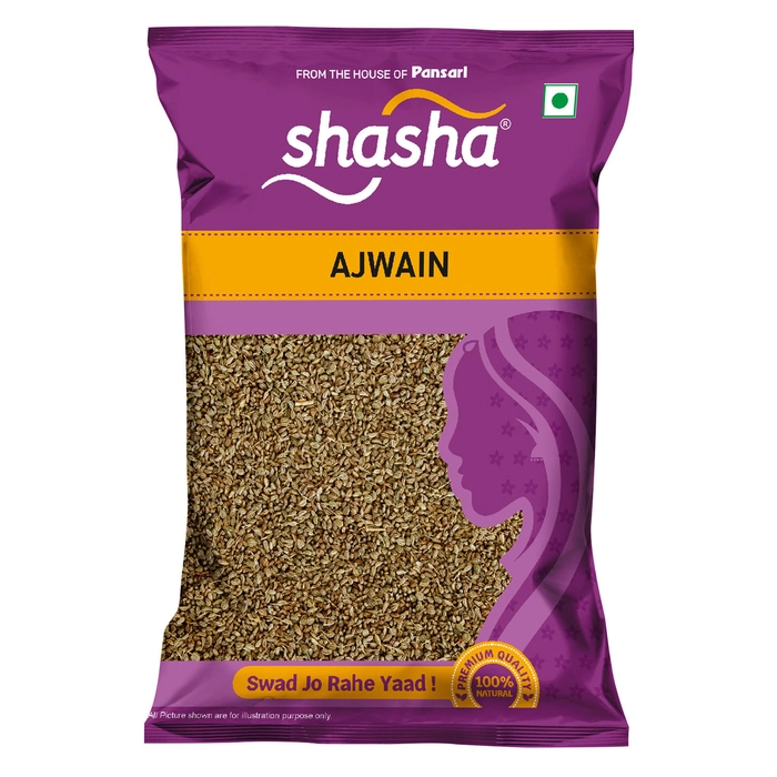 SHASHA WHOLE AJWAIN - 100G