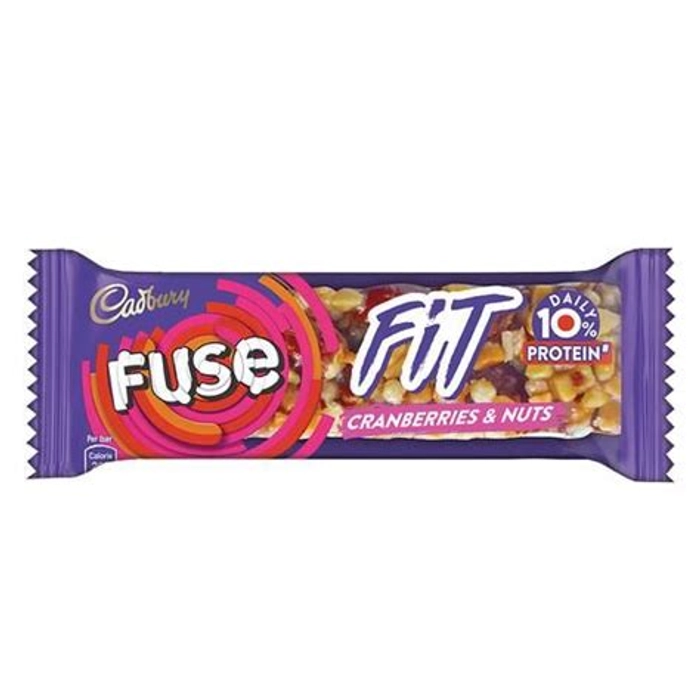 Cadbury Fuse Fit Cranberry And Nuts 41G