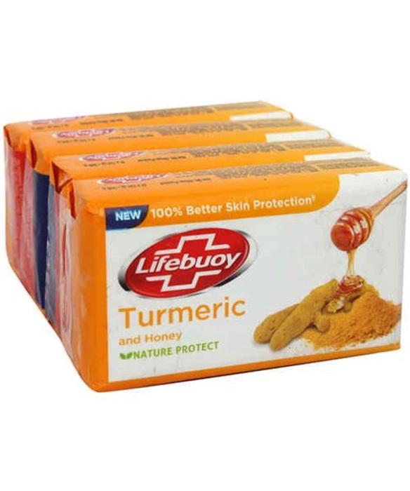 Lifebuoy Soap Turmeric 4X125G