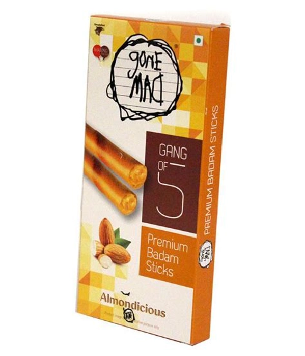 Gone Mad Wafer Premium Badam Stick  Display Box