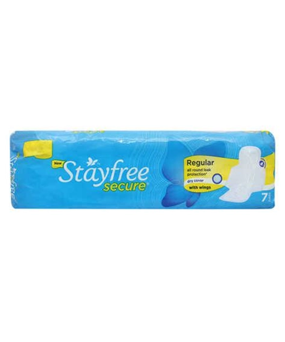 Stayfree Secure Dry Xl Wings 7S