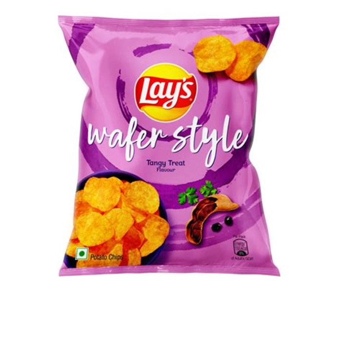 Lays Wafer Style Tangy Treat Flavour Chips  52 Gm