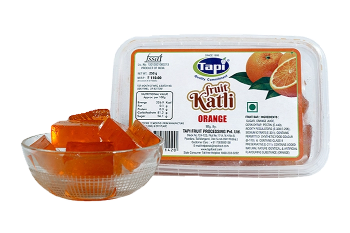 TAPI FRUIT KATLI ORANGE 250G