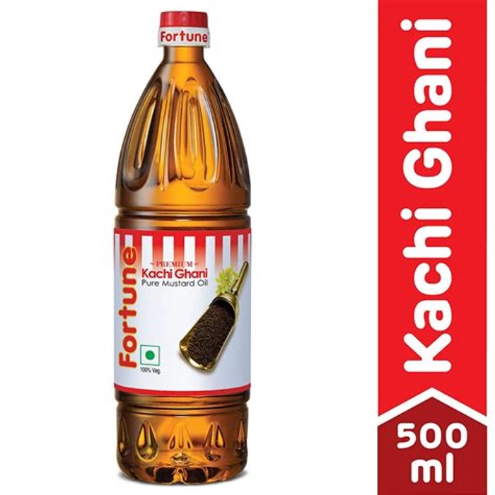 FORTUNE KACHI GHANI MUSTARD OIL 500ML PET