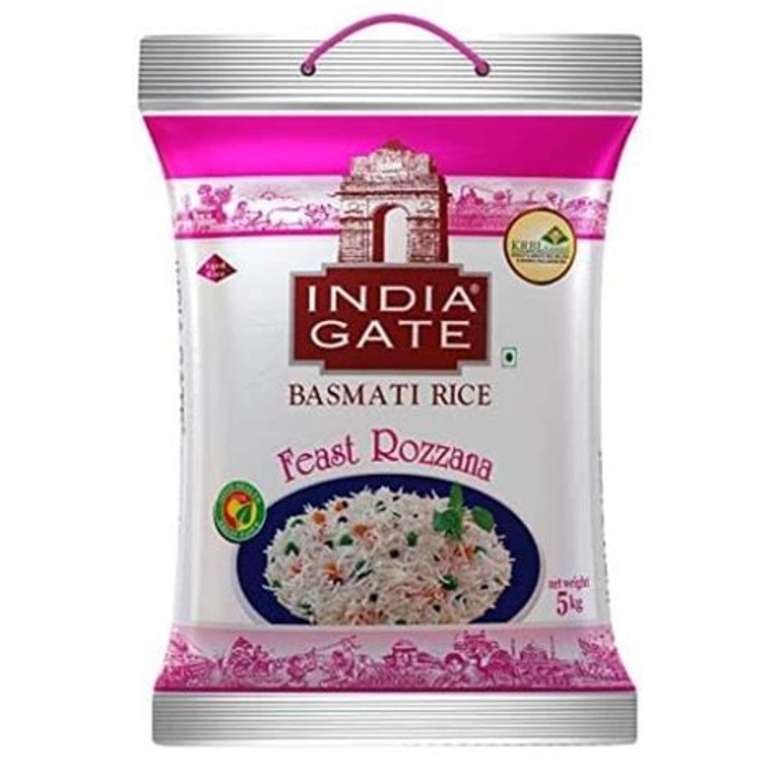 INDIA GATE FEAST ROZZANA BASMATI RICE 5 KG